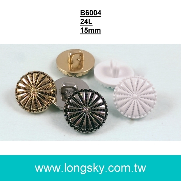 (#B6004/15mm) 24L 台灣製環保電鍍童裝鈕釦