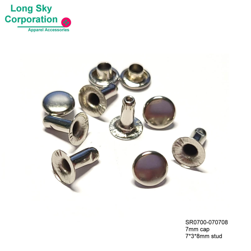 (SR0700) 7~10mm 鞋鉚釘、包件鉚釘、服裝鉚釘金屬包面鉚釘