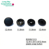 (#B3506/1313) 12.5mm 四件式塑膠按釦