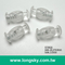 (#ST0630) 3.5mm洞瓶狀單孔透明塑膠彈簧繩扣