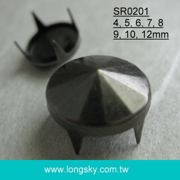 (#SR0201) DIY高級銅製12切面皮件服飾裝飾爪釘