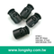 (#ST0611) 4mm洞橢圓柱單孔塑膠彈簧繩扣