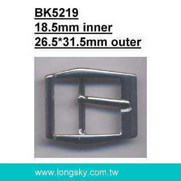 長方型外套腰帶扣環、帶頭 (BK5219/18.5mm內徑)