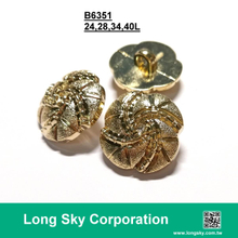 優雅女仕套裝金色鈕扣 (B6351)