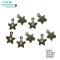(#PD0157) 黑鎳色水鑽裝飾金屬星星吊飾