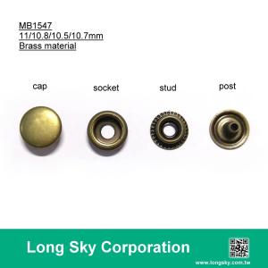 (#MB1547/11mm) 銅質四合壓扣